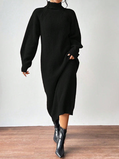 turtleneck knit dress Nushes