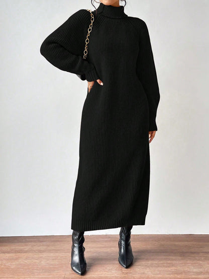 turtleneck knit dress Nushes