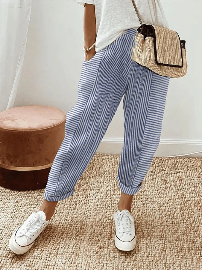 Auréa – Pantalon Rayé Auréa