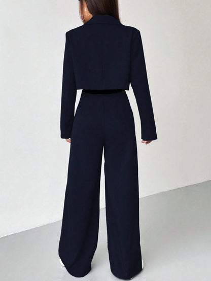 two piece green blazer pants set women