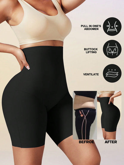 Women’s High Waist Tummy Control Body Shaper Shorts – Seamless Compression Underwear