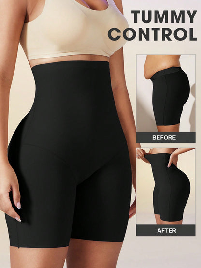 Women’s High Waist Tummy Control Body Shaper Shorts – Seamless Compression Underwear