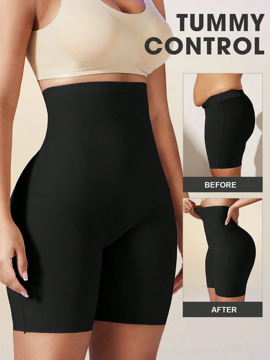 Women’s High Waist Tummy Control Body Shaper Shorts – Seamless Compression Underwear