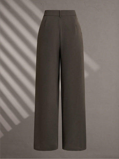 Office-ready wide-leg trousers women Nushes 