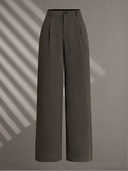 Office-ready wide-leg trousers women Nushes 