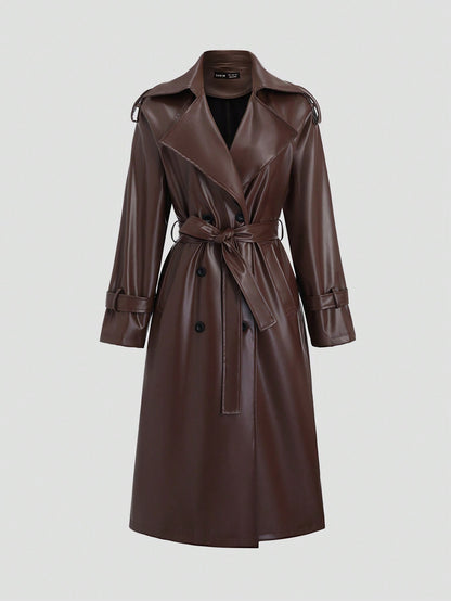 womens_pu_leather_trench_coat_brown