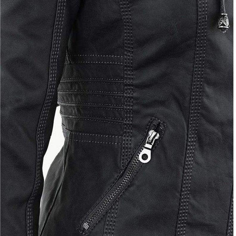 Veste à Capuche Femme avec Fermeture Zippée