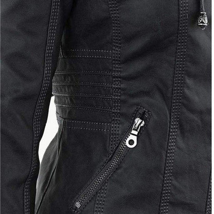 Veste à Capuche Femme avec Fermeture Zippée