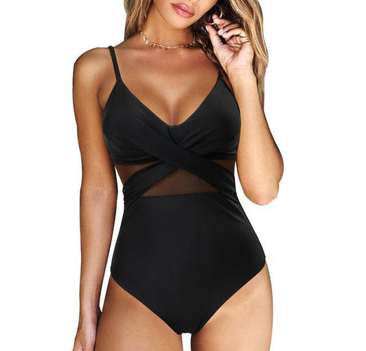 Women's Elegant Push-Up One Piece Swimsuit