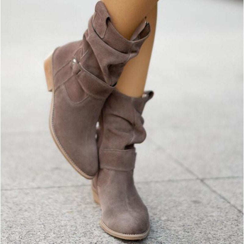 Women's Bottines Stylées Lana à Petit Talon