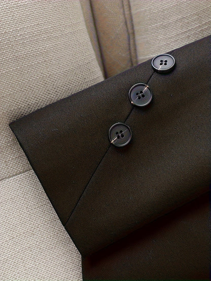 Women's Elegant Suit Jacket with One Button Closure