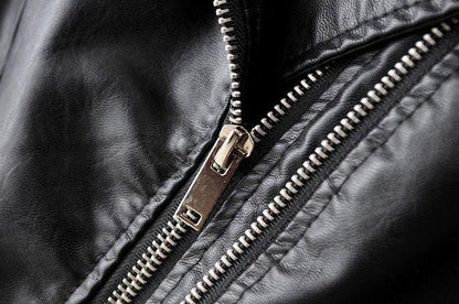 Sophie Veste Biker Classique à Zip Asymétrique