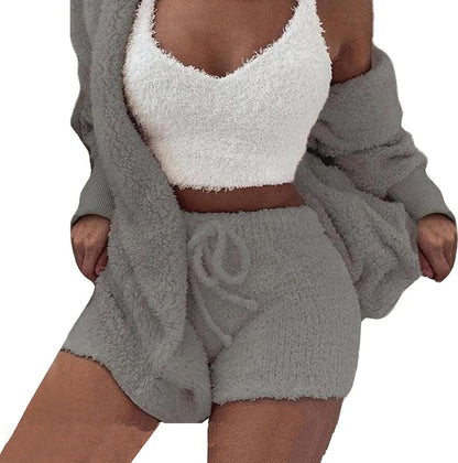 Жаночы камплект Elise – класічны структураваны касцюм на гузіках і шырокія штаны з высокай таліяй