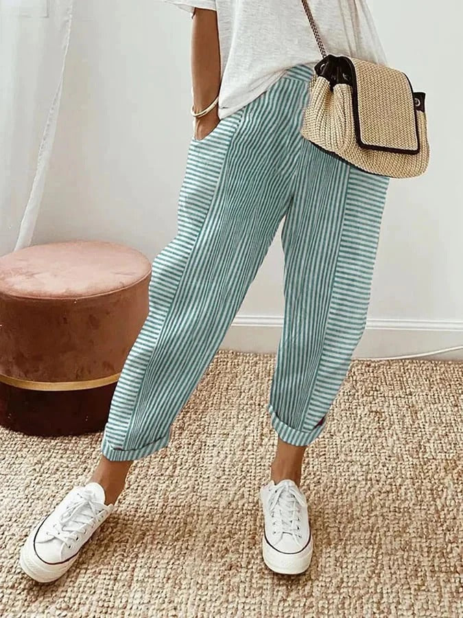 Auréa – Pantalon Rayé Auréa