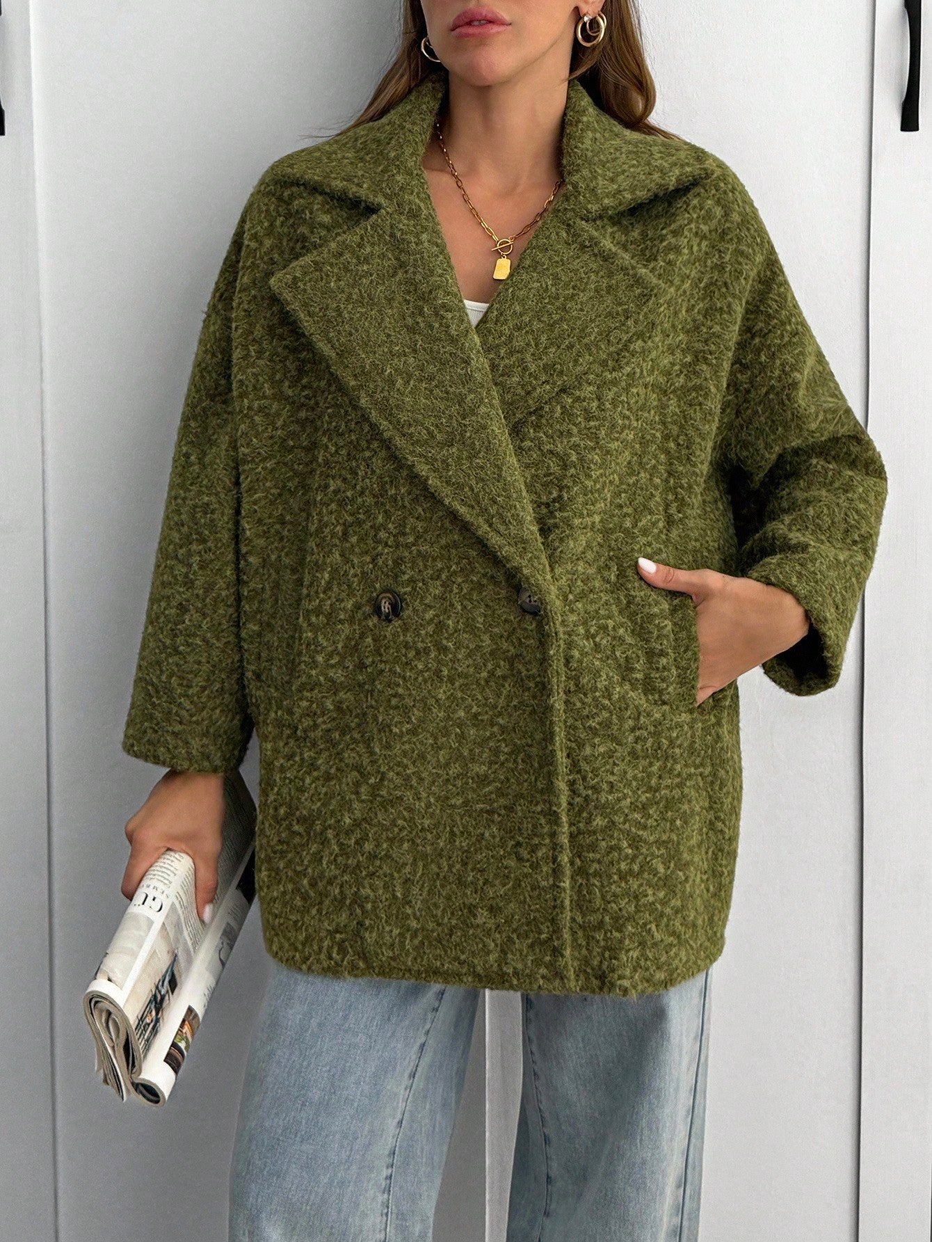 womens_lapel_long_sleeve_coat