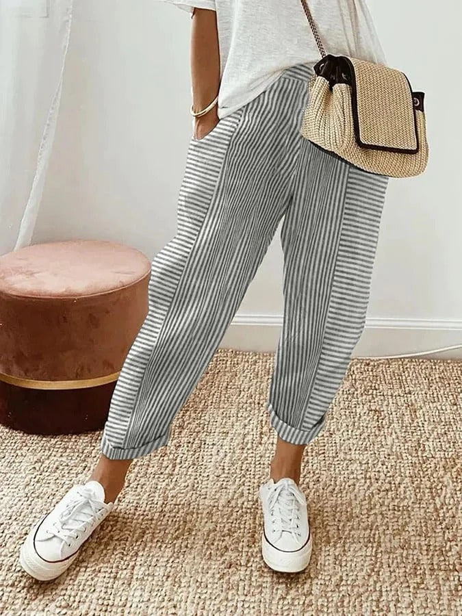 Auréa – Pantalon Rayé Auréa