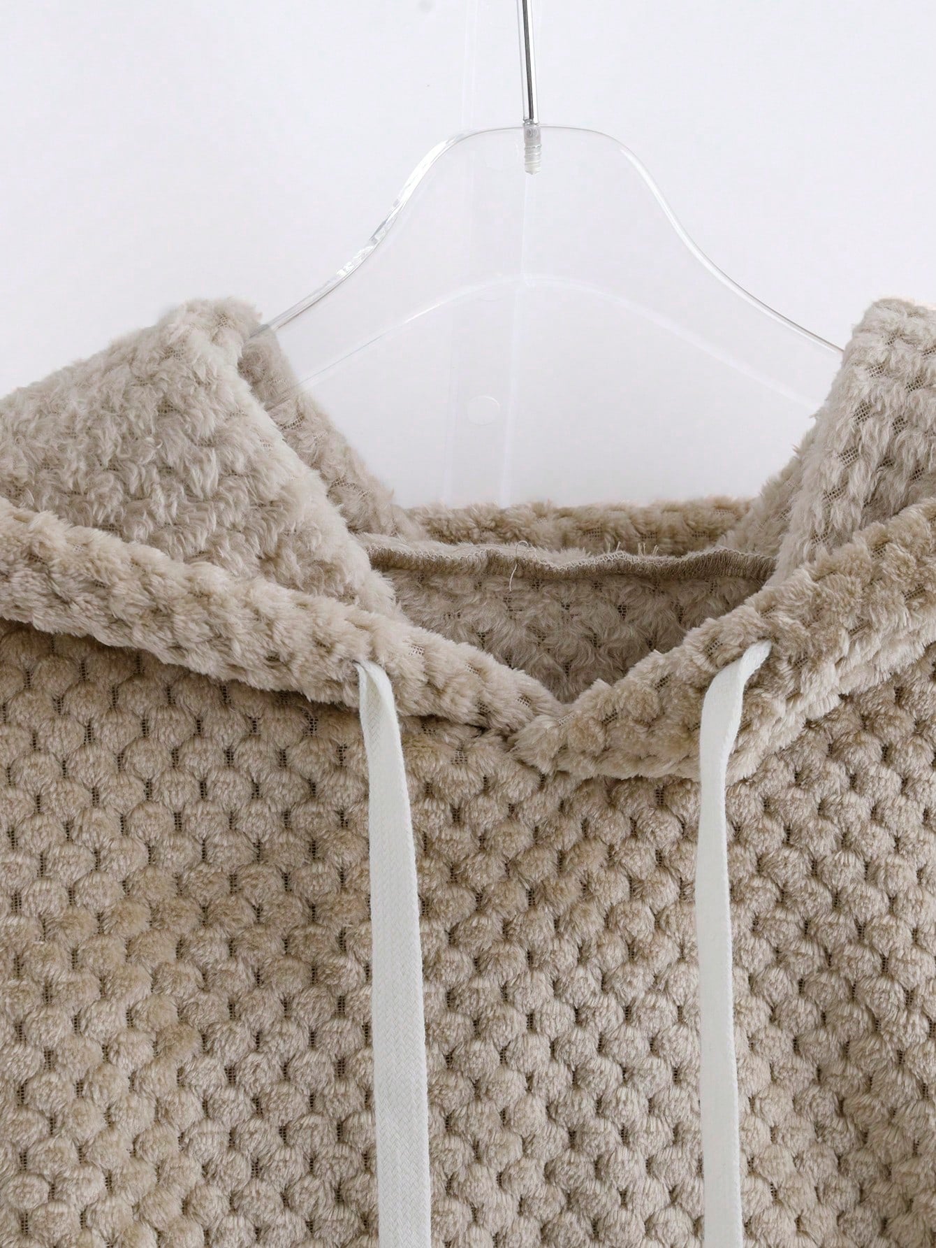 women’s sherpa fleece patchwork hoodie Nushes