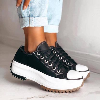 Emma Women's Platform Sneakers - Thick Sole and Trendy Design