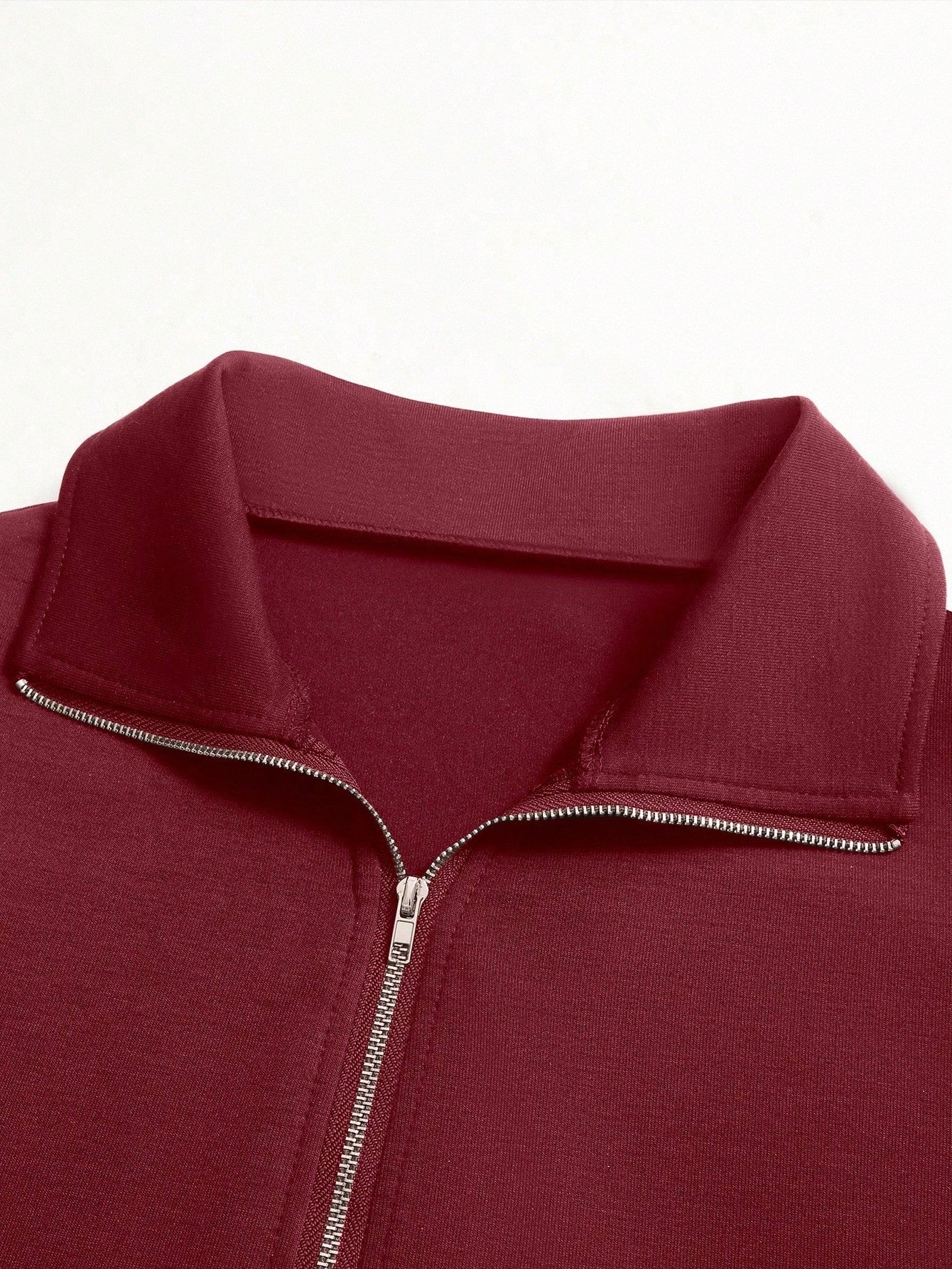 Women’s Half Zip Pullover Sweatshirt Drop Shoulder Vintage Style