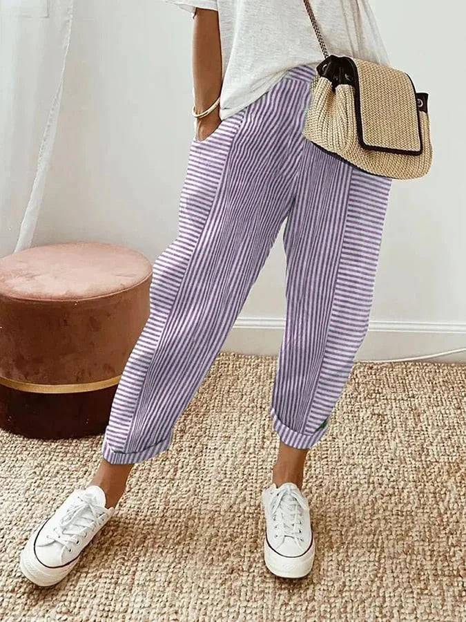 Auréa – Pantalon Rayé Auréa