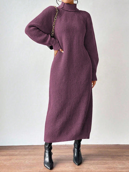 turtleneck knit dress Nushes