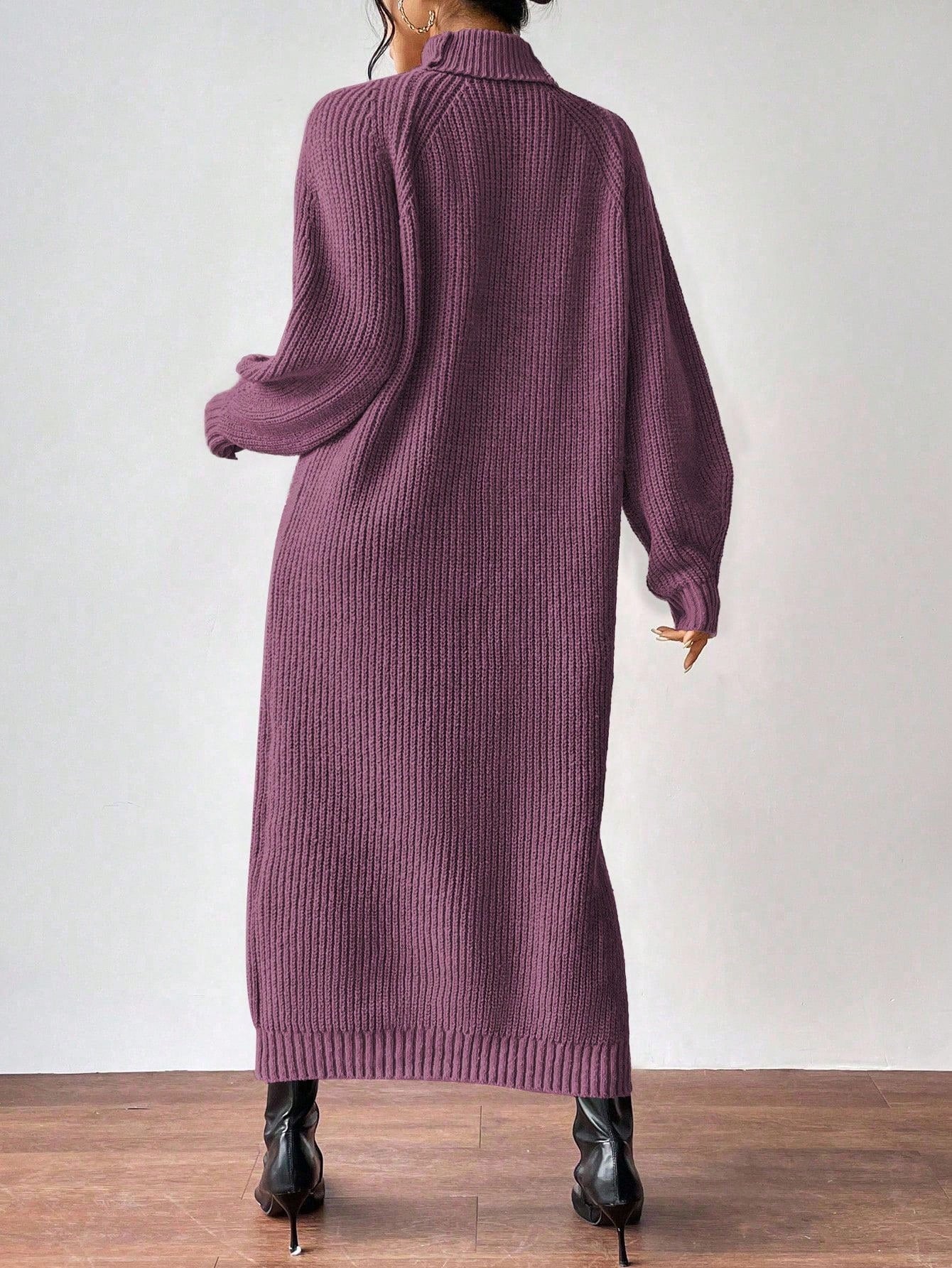 turtleneck knit dress Nushes