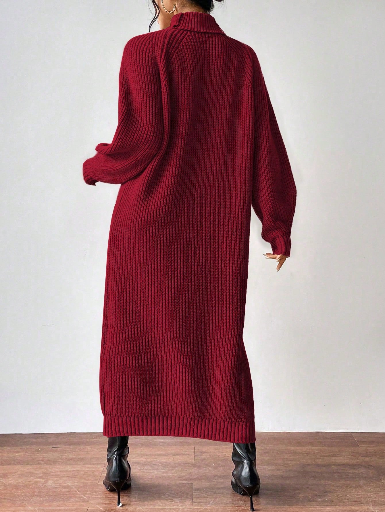 turtleneck knit dress Nushes