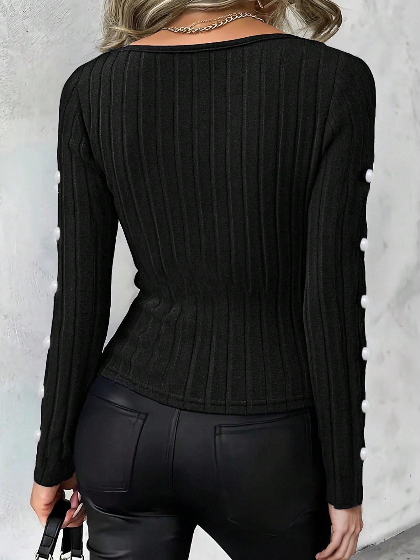 womens_cutout_sleeve_top_with_buttons