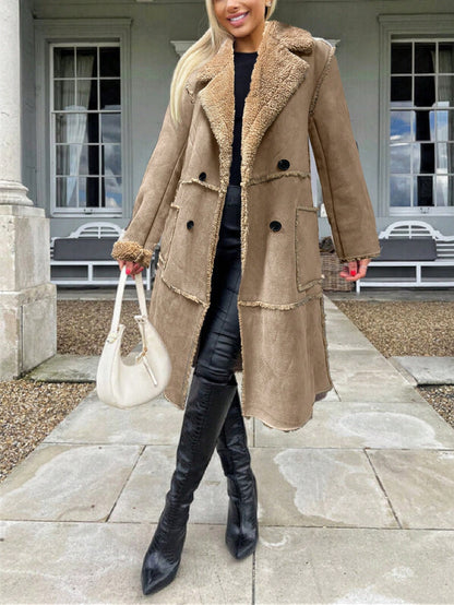 women’s long faux shearling outerwear Nushes 