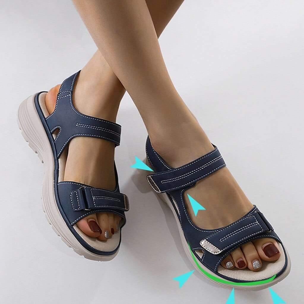 Sandales d’Été pour Femmes – Design Souple et Respectueux des Zones Sensibles