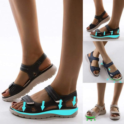 Sandales d’Été pour Femmes – Design Souple et Respectueux des Zones Sensibles